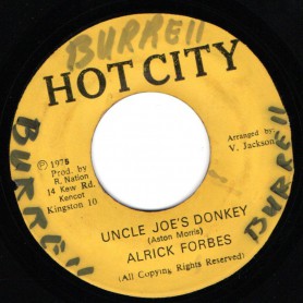 (7") ALRICK FORBES - UNCLE JOE'S DONKEY / DONKEY SKANK