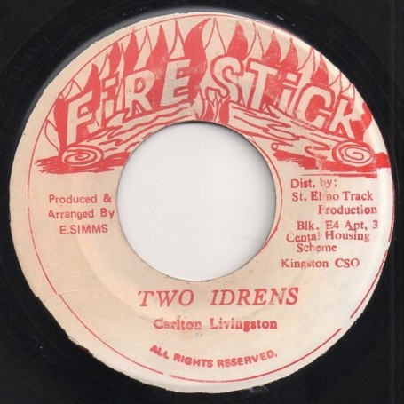 (7") CARLTON LIVINGSTON - TWO IDRENS / VERSION