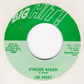(7") LEE PERRY - FINGER MASH / DUB THE MUSIC