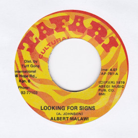 (7") ALBERT MALAWI - LOOKING FOR SIGNS / SIGNS DUB