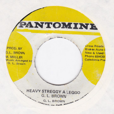(7") RON WILSON - STRAIGHT TO YOUR HEART / GLEN BROWN - HEAVY STREGGY A LEGGO