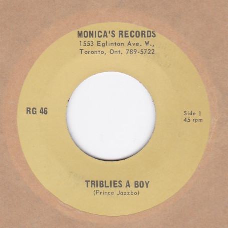 (7") PRINCE JAZZBO - TRIBLIES A BOY / VERSION