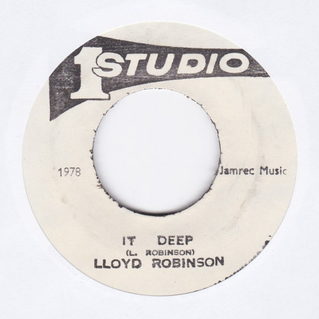 (7") LLOYD ROBINSON - IT DEEP / VERSION