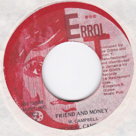 (7") MICHAEL CAMPBELL - FRIEND AND MONEY / JOE GIBBS & THE PROFESSIONALS - BUBBLER IN MONEY