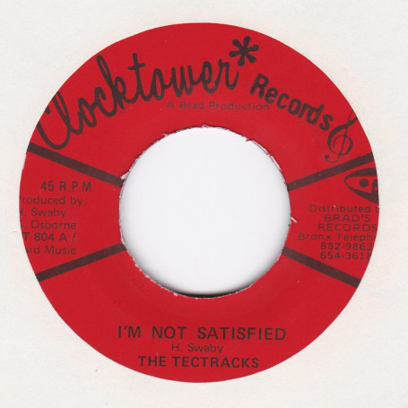 (7") THE TETRACK - I'M NOT SATISFIED / AuGUSTUS ALLSTARS - SATISFIED DUB / AuGUSTUS ALLSTARS - SATISFIED DUB
