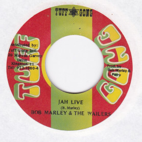 (7") BOB MARLEY & THE WAILERS - JAH LIVE / VERSION