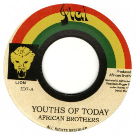 (7") AFRICAN BROTHERS - YOUTHS OF TODAY / VERSION