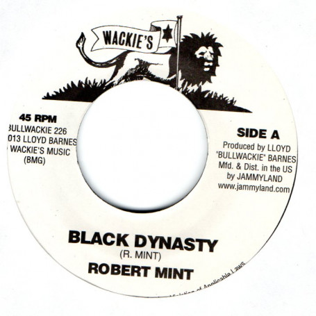 (7") ROBERT MINT - BLACK DYNASTY / COOZIE AND THE CREW - DUB DYNASTY