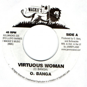 (7") O. BANGA - VIRTUOUS WOMAN / VIRTUOUS DUB