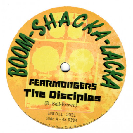 (10") THE DISCIPLES - FEARMONGERS / EXALTATION