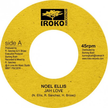 (7") NOEL ELLIS - JAH LOVE / VERSION