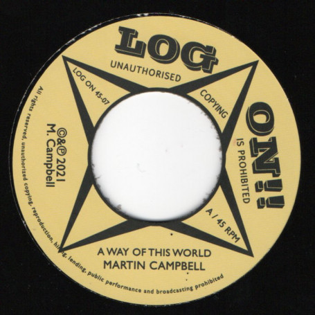 (7") MARTIN CAMPBELL - A WAY OF THIS WORLD / DUB VERSION