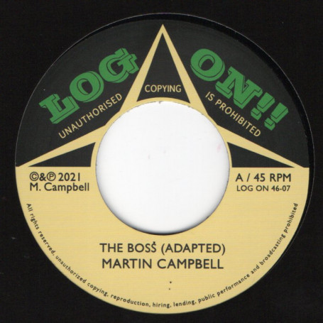 (7") MARTIN CAMPBELL - THE BOSS (ADAPTED) / DUB VERSION