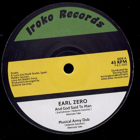 (12") EARL ZERO - AND GOD SAID TO MAN / NONE SHALL ESCAPE THE JUDGEMENT