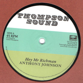 (12") ANTHONY JOHNSON - HEY MR RICHMAN / BUNNY LIE LIE - DON'T YOU TRY