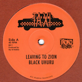 (12") BLACK UHURU - LEAVING TO ZION / SHINE EYE GAL