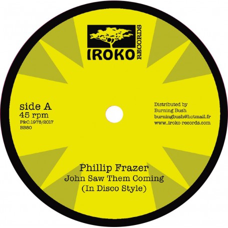 (12") PHILLIP FRAZER - JOHN SAW THEM COMING / TROUBLES