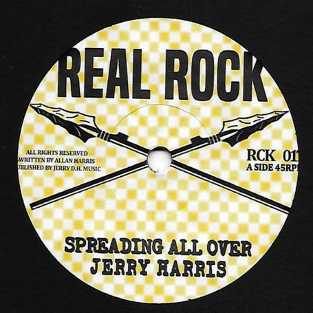 (7") JERRY HARRIS - SPREADING ALL OVER / SPREADING DUB
