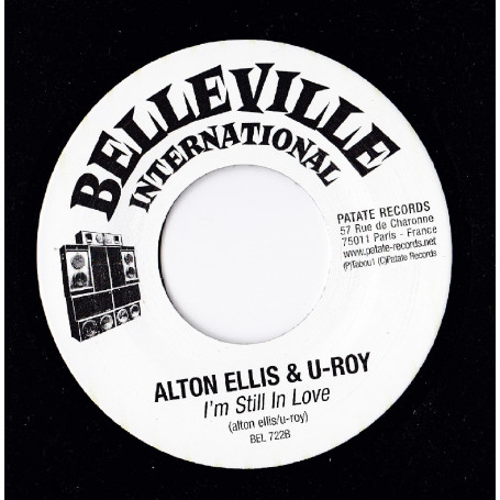 (7") ALTON ELLIS & U ROY - I'M STILL IN LOVE / ROD TAYLOR & U ROY - RUN RUN