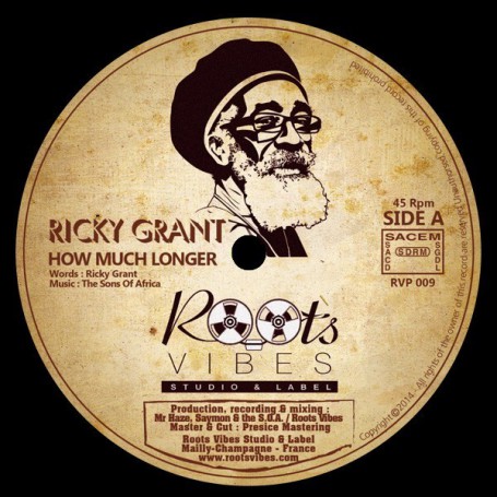 (12") RICKY GRANT - HOW MUCH LONGER / THE STRANGERS - STRANGE MUSIC