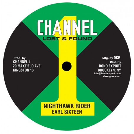 (10") EARL SIXTEEN - NIGHTHAWK RIDER / MUSIC MACHINE