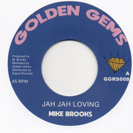 (7") MIKE BROOKS - JAH JAH LOVING / VERSION