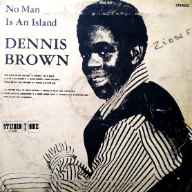 (LP) DENNIS BROWN - NO MAN IS AN ISLAND