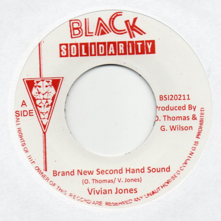 (7") VIVIAN JONES - BRAND NEW SECOND HAND SOUND / DUB GENERALS FEAT ABA ARIGINAL - BIG SOUND