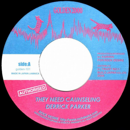 (7") DERRICK PARKER - THEY NEED CAUNSELING / KURIRIN REMIX