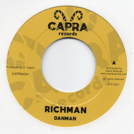 (7") DAN MAN - RICHMAN / DENNIS CAPRA - POORMAN DUB
