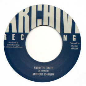 (7") ANTHONY JOHNSON - KNOW THE TRUTH / VERSION