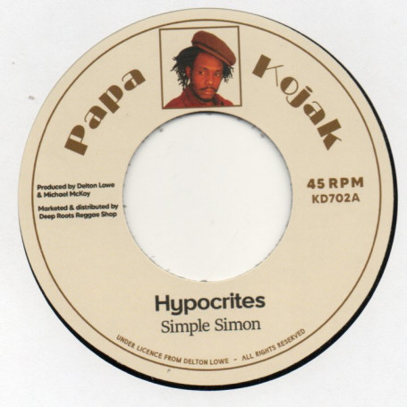 (7") SIMPLE SIMON - HYPOCRITES / VERSION