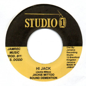 (7") JACKIE MITTOO & SOUND DIMENSION - HI JACK / TREVOR CLARKE - SUFFERATION