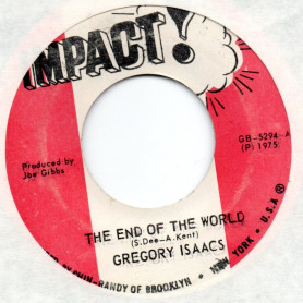(7") GREGORY ISAACS - THE END OF THE WORLD / THE END VERSION