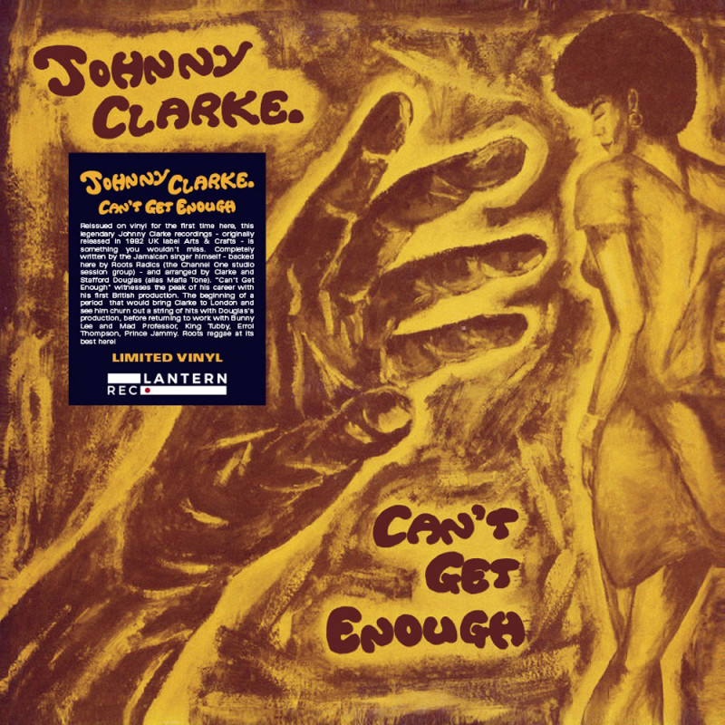 洋楽 Johnny Clarke lp LP) JOHNNY CLARKE - CAN'T GET ENOUGH