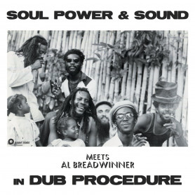 (LP) SOUL POWER & SOUND MEETS AL BREADWINNER - IN DUB PROCEDURE