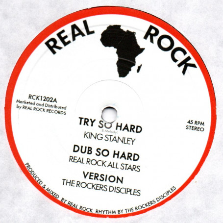 (12") KING STANLEY - TRY SO HARD / PRINCE JAMO - SLOGAN ON THE WALL