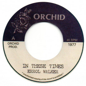 (7") ERROL WALKER - IN THESE TIMES / IN THESE TIMES DUB