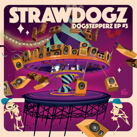 (12") STRAWDOGZ - DOGSTEPPERZ EP 3 (Feat Marina P, Big Red, Absollem & Yaway)