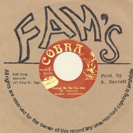 (7") MARIA ANDERSON - WOMAN IN LOVE / COTTAGE BY THE SEA SIDE