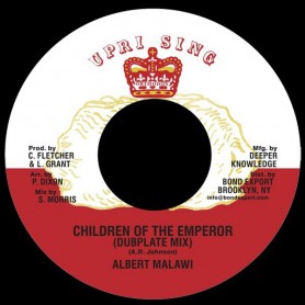 (7") ALBERT MALAWI - CHILDREN OF THE EMPEROR (Dubplate Mix) / ADVOCATES AGGREGATION - ETHIOPIA FIRST