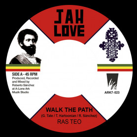 (7") RAS TEO - WALK THE PATH - LONE ARK RIDDIM FORCE - WALK THE DUB