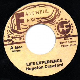 (7") HOPETON CRAWFORD - LIFE EXPERIENCE / DUB VERSION
