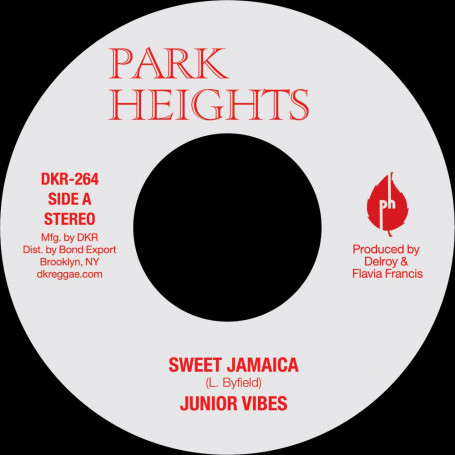 (7") JUNIOR VIBES - SWEET JAMAICA / VERSION