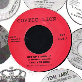 (7") THRILLER KING - GET UP STAND UP / DUBWISE