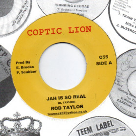 (7") ROD TAYLOR - JAH IS SO REAL / LOVE IS NOT A TOY