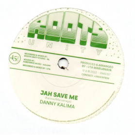 (7") DANNY KALIMA - JAH SAVE ME / ROOTS UNITY - DUBWISE