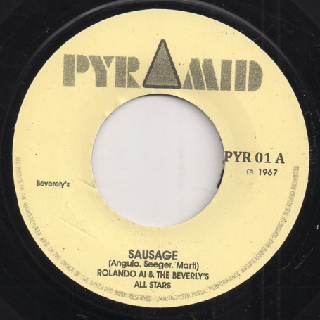 (7") ROLAND ALPHONSO & THE BEVERLEY'S ALL STAR - SAUSAGE / SOUL FINGER