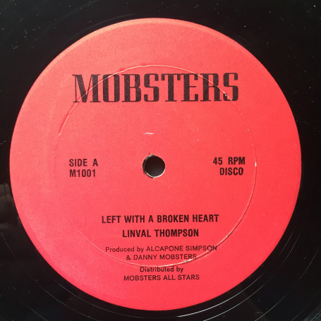 (12") LINVAL THOMPSON - LEFT WITH A BROKEN HEART / HORACE ANDY - COME ON BROTHER