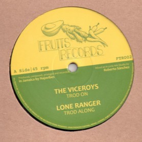 (12") THE VICEROYS - TROD ON / LONE RANGER - TROD ALONG / PRINCE ALLA - JAH LOVE IN THE MORNING / ROBERTO SANCHEZ - JAH LOVE DUB